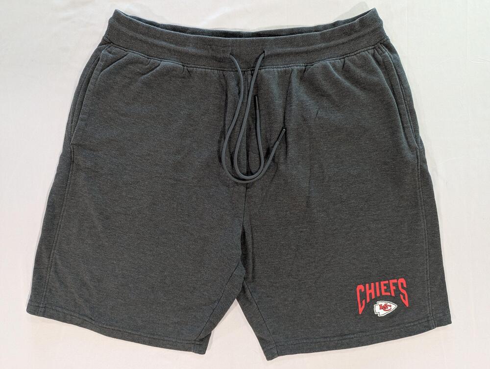 Kansas City Chiefs Shorts Mens 2XL Gray NFL Football Team Apparel Fleece